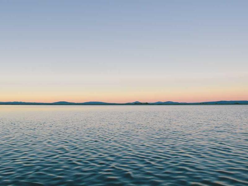 Ruhige ländliche Landschaft mit Holzhaus und Bäumen, RentPilot